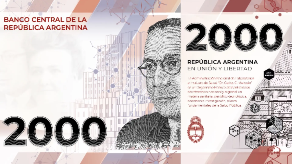Diseñados como un reconocimiento a la ciencia y la salud pública, los billetes de 2.000 pesos que emitirá el Banco Central tienen en su anverso los retratos de los médicos Ramón Carrillo y Cecilia Grierson, dos referentes del esfuerzo por lograr que sus beneficios lleguen a todos los sectores de la población.