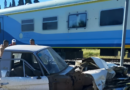Río Tala: camioneta chocó contra el tren en el paso a nivel