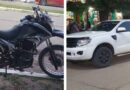 Accidente de tránsito en la intersección de Bonfiglio y Rivadavia