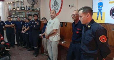 Bomberos de Ramallo participaron de la capacitación regional en rescate vehicular