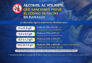 Alcohol al volante: qué sanciones prevé el Código de Faltas en Ramallo
