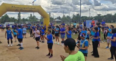 Ramallo realizó la cuarta edición de la Maratón Azul por la inclusión
