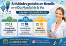 Actividades gratuitas en Ramallo por el Día Mundial de la Voz