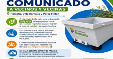 La Municipalidad de Ramallo incorporará volquetes itinerantes para residuos de poda en distintas localidades