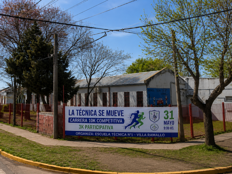La Técnica N°1 de Villa Ramallo organiza su primera carrera abierta a toda la comunidad