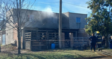 Ramallo: incendio en una vivienda fue controlado sin que se registraran heridos