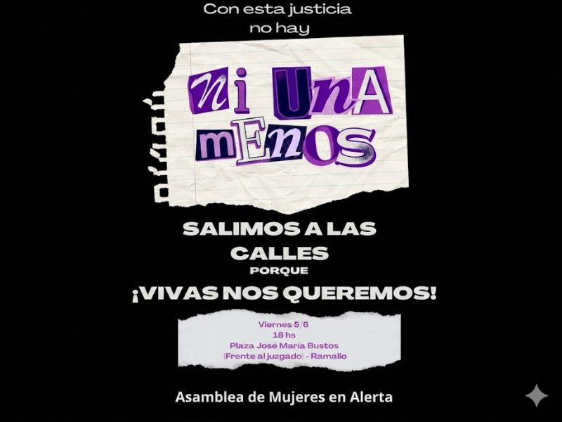 Convocatoria a una nueva asamblea en el marco del 3 de Junio en Ramallo