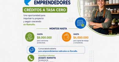 Abrieron la inscripción al programa de créditos para emprendedores locales en Ramallo