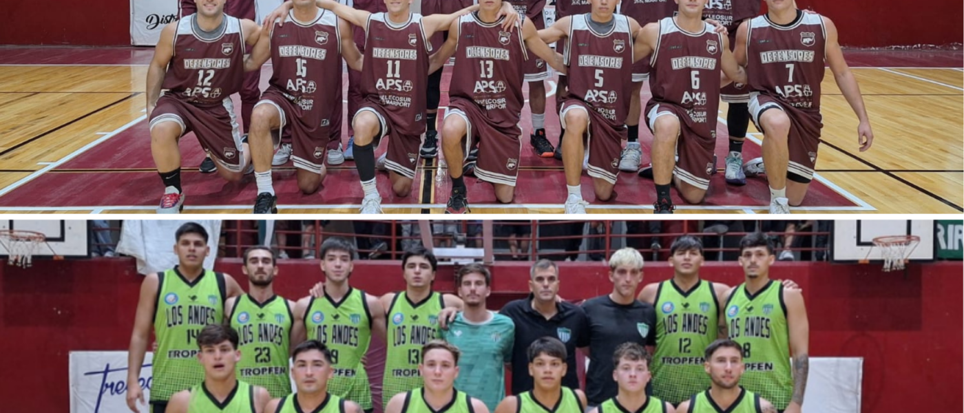 Así continúa el camino de Defensores y Los Andes en el Prefederal de Básquet