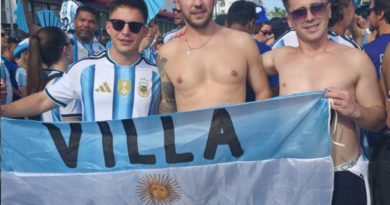Tres jóvenes de Villa Ramallo están en Miami para acompañar a la Scaloneta