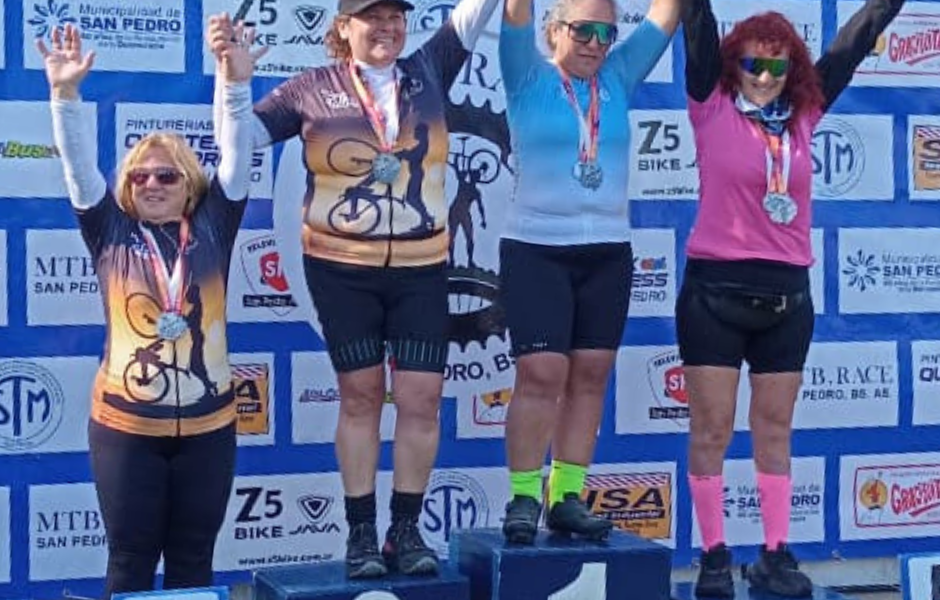 Ciclistas de Ramallo en la segunda fecha del MTB Race San Pedro