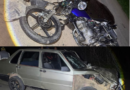 Accidente entre un automóvil y una motocicleta dejó tres personas con lesiones leves
