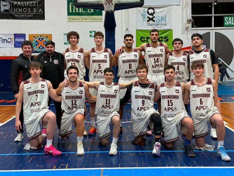 Defensores alcanzó a Regatas Naranja tras una nueva victoria en la Liga Nicoleña de Básquet