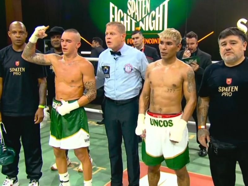 Juan Cruz Uncos perdió por puntos ante Luan Medeiros en la pelea por el título latinoamericano