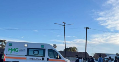 Dos jóvenes resultaron heridos tras caer con su moto a un zanjón