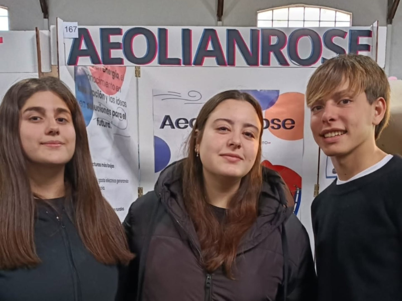 “Aeolian Rose”: el proyecto de la Técnica N° 1 que llegó a la instancia provincial de la Feria de Ciencias