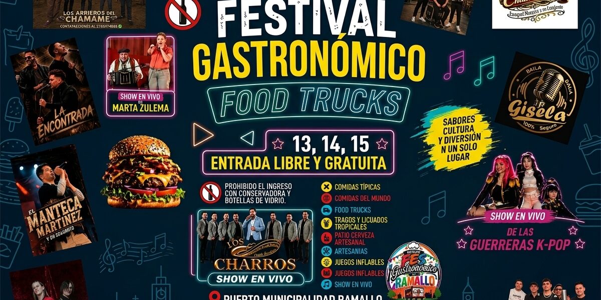 Ramallo tendrá su Primer Festival Gastronómico