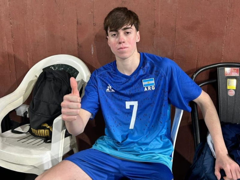 Juan Pedro Bertoluzi fue convocado a la Selección Argentina U19 que disputará el Sudamericano en Brasil