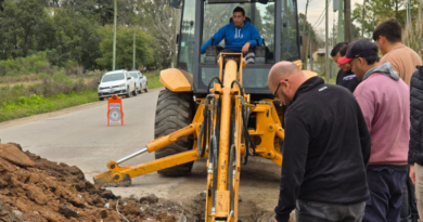 El Municipio de Ramallo avanza con obras de cordón cuneta y cloacas