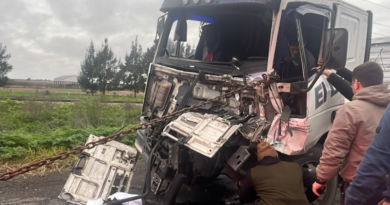 Siniestro vial en el acceso a Ternium: un camionero fue hospitalizado
