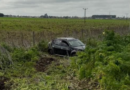 Despistó un auto en el acceso a La Violeta