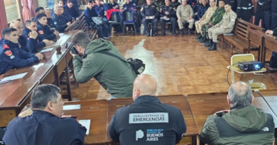 Bomberos de Ramallo participó de una reunión preparatoria ante el fenómeno de El Niño 2026