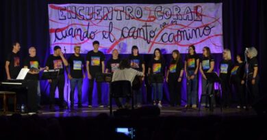 El Auditorio Libertador fue sede del encuentro coral «Cuando el canto va en camino»