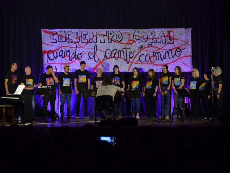 El Auditorio Libertador fue sede del encuentro coral «Cuando el canto va en camino»