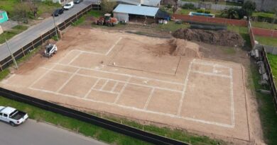 Comenzó la construcción de la Escuela Secundaria N.° 4 en Villa Ramallo