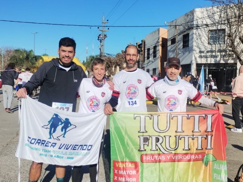 Atletas de “Correr Viviendo” participaron en competencias de Ramallo, Rosario, Buenos Aires y Córdoba