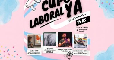 Organizan un conversatorio sobre el cumplimiento del Cupo Laboral Trans en Ramallo