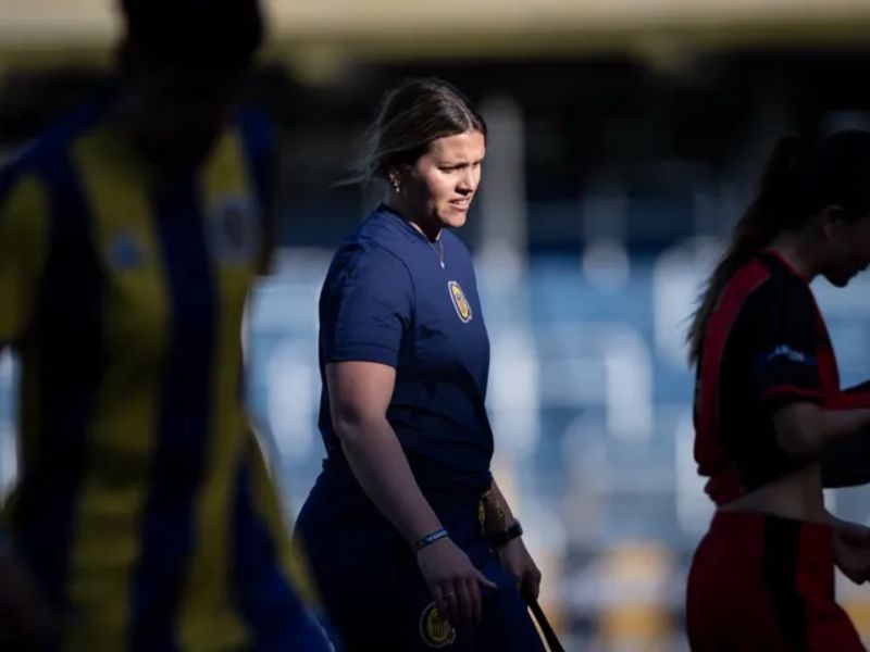 La médica ramallense Marga Marsili integra el plantel de Rosario Central que logró el ascenso en el fútbol femenino