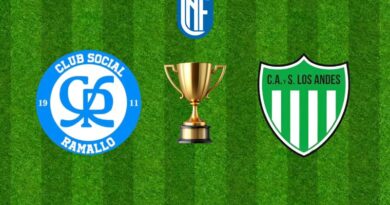 Copa Nicoleña: Social y Los Andes jugarán el martes 29 en Pérez Millán