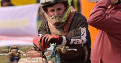 El ramallense Facundo Castro sufrió una grave lesión en una carrera de motocross