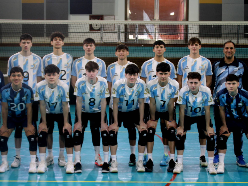 Juan Pedro Bertoluzi viaja a Brasil con la Selección de vóley U19