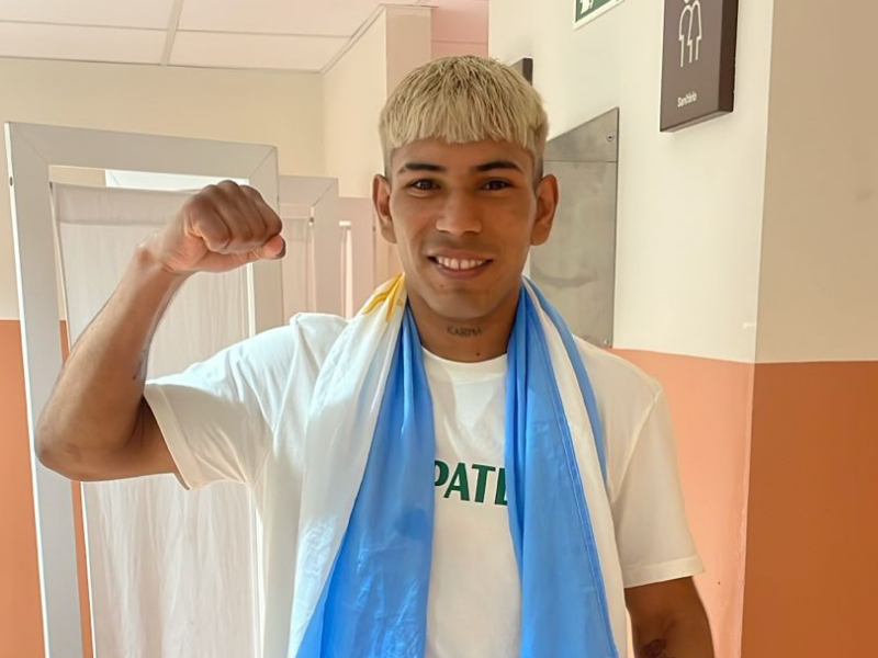 Juan Cruz Uncos regresó de Brasil: “Contento igual, contento con la pelea”