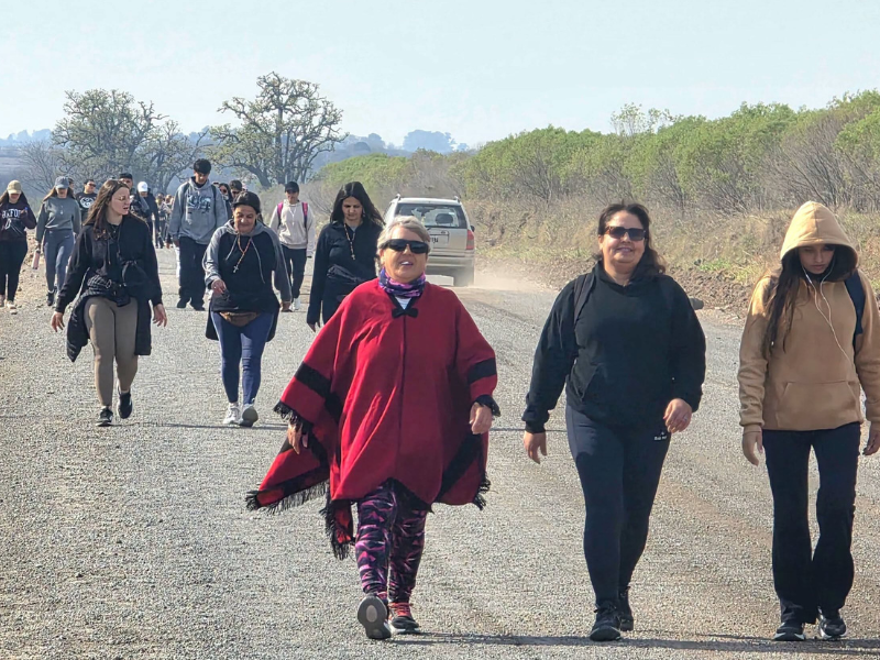 Más de 800 peregrinos llegaron a Ramallo para participar de la tradicional procesión