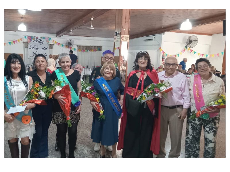 El Centro de Jubilados de Ramallo celebró el Día del Jubilado con la elección de la Reina de la Tercera Edad