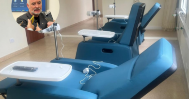 Poletti inauguró la nueva Sala de Oncología del Hospital Gomendio