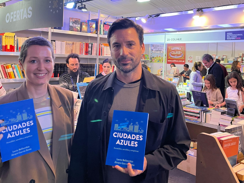 Lucía Bellocchio presentó su segundo libro: “Ciudades Azules”, una mirada más humana e inclusiva del espacio urbano