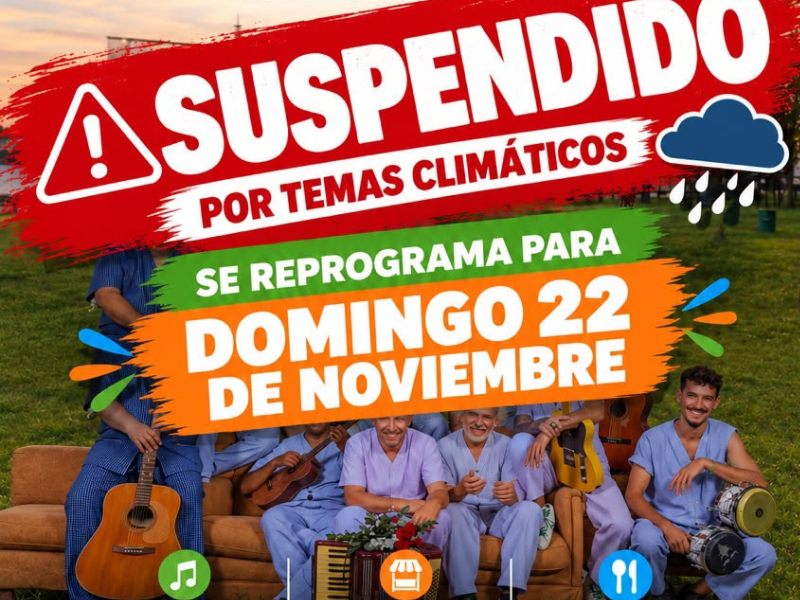 Se suspendieron las actividades artísticas por el aniversario de Ramallo