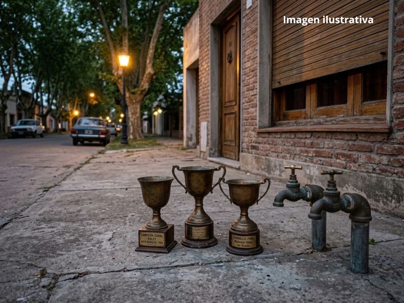 Investigan el hurto de canillas de bronce y trofeos en una vivienda de Ramallo