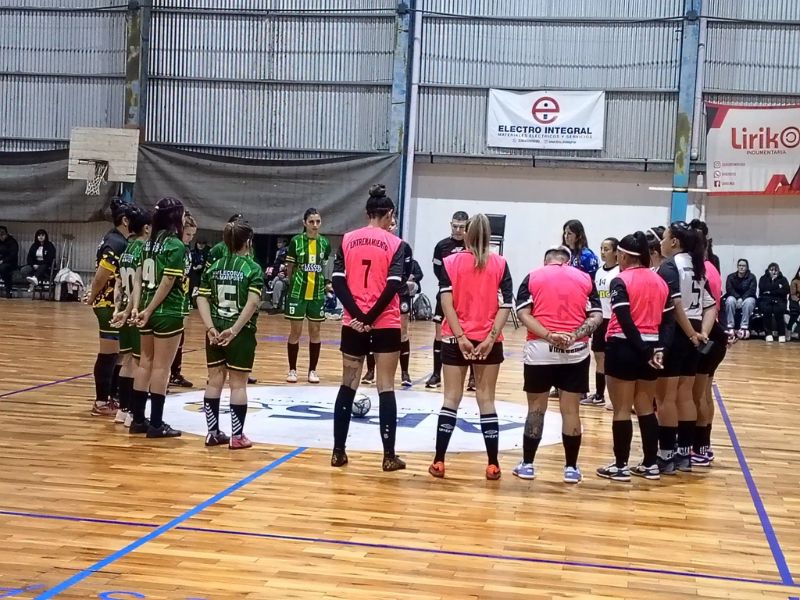 Futsal femenino: se disputó la cuarta fecha de la Liga Nicoleña en la cancha de Unidos
