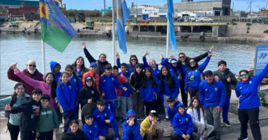 Un viaje de egresados para conocer el mar y acompañar a los deportistas de Ramallo en Mar del Plata