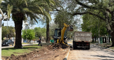 Comenzó la puesta en valor de un tramo de la avenida Mitre de Ramallo