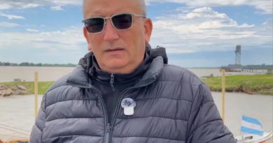 Javier Velázquez contó cómo fue el rescate en la pasarela flotante del río Paraná y agradeció a quienes lo auxiliaron