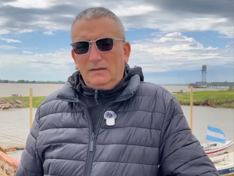 Javier Velázquez contó cómo fue el rescate en la pasarela flotante del río Paraná y agradeció a quienes lo auxiliaron