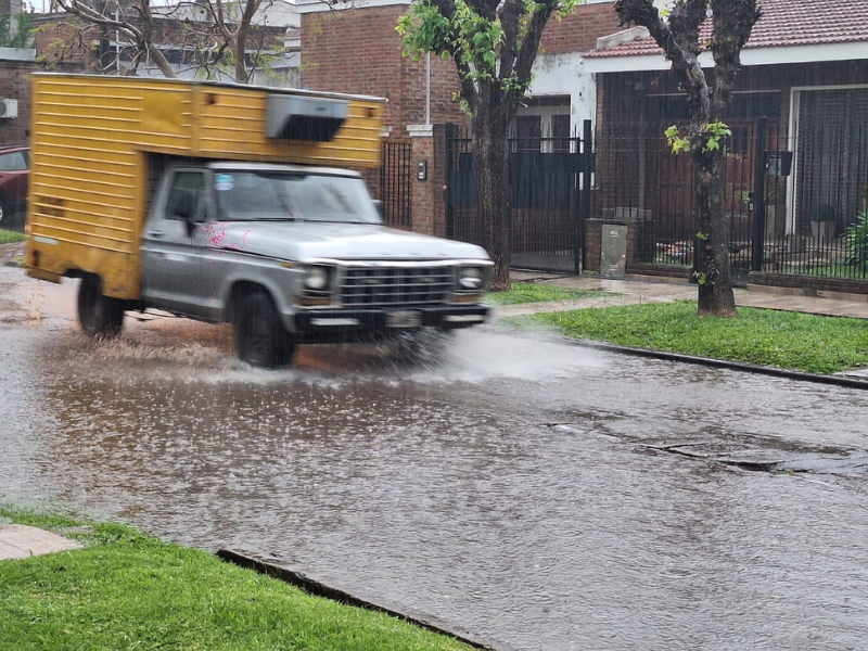Lluvias intensas provocaron anegamientos temporales en distintos puntos de Ramallo