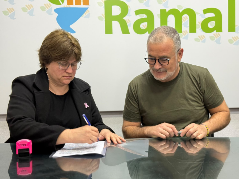 Se firmó el convenio para construir la rotonda de ruta 51 y Dusso