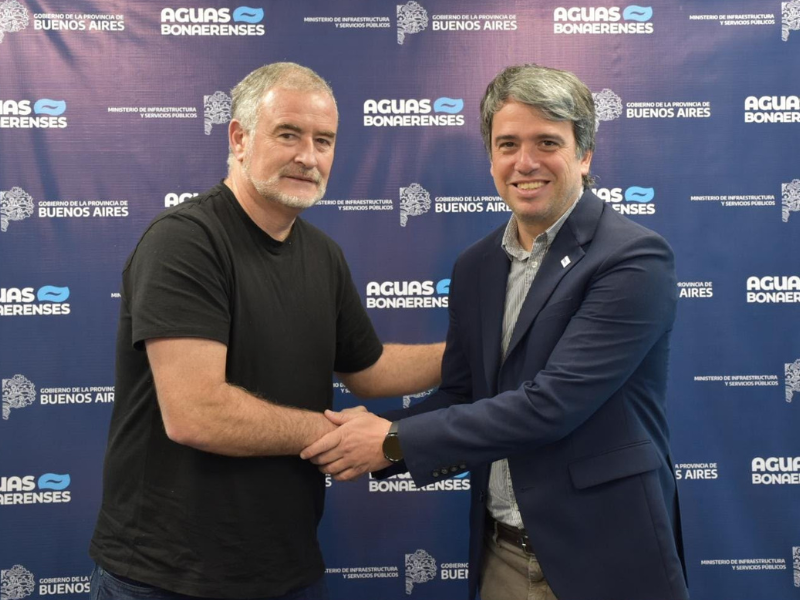 Poletti realizó gestiones en ABSA por cloacas en barrio Traverso de Villa Ramallo